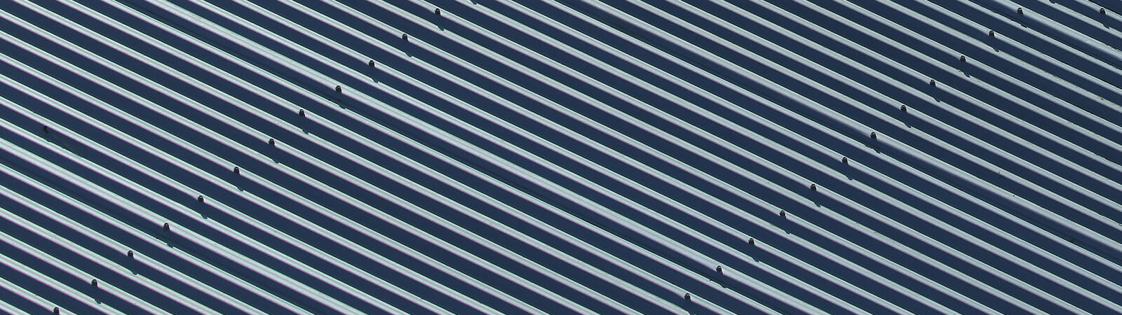 Close up of new quality metal roof by Climatized